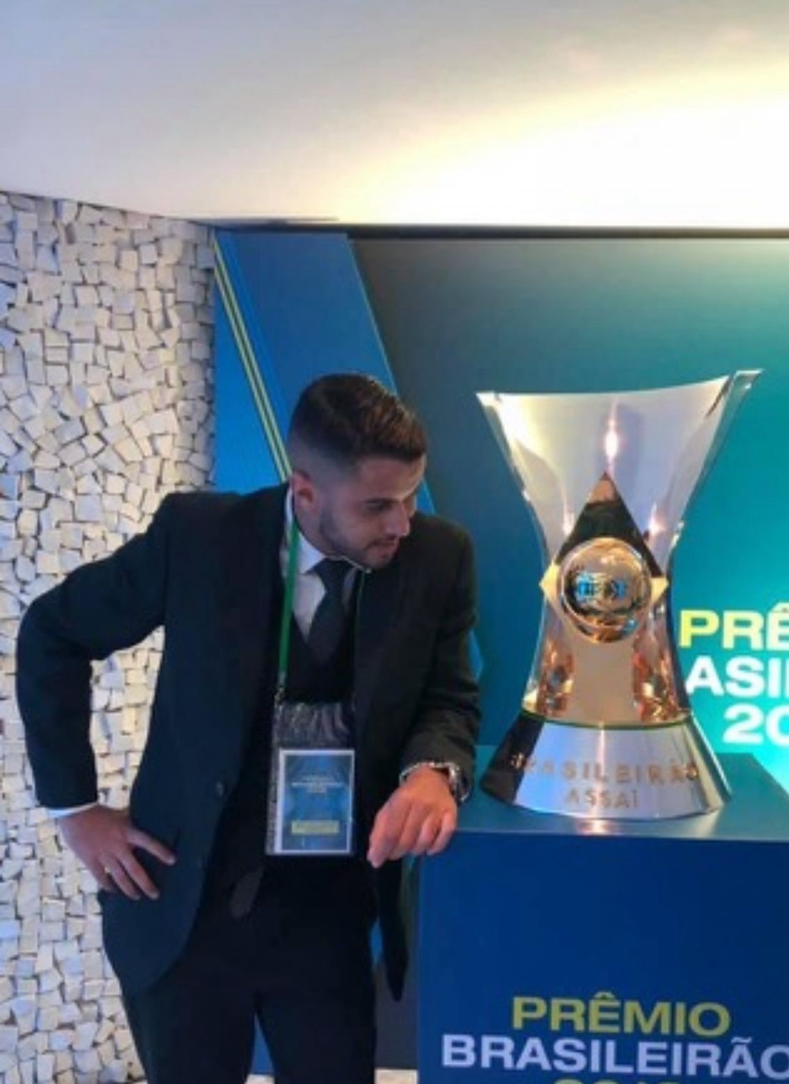 Lucas Marino no Prêmio Brasileirão